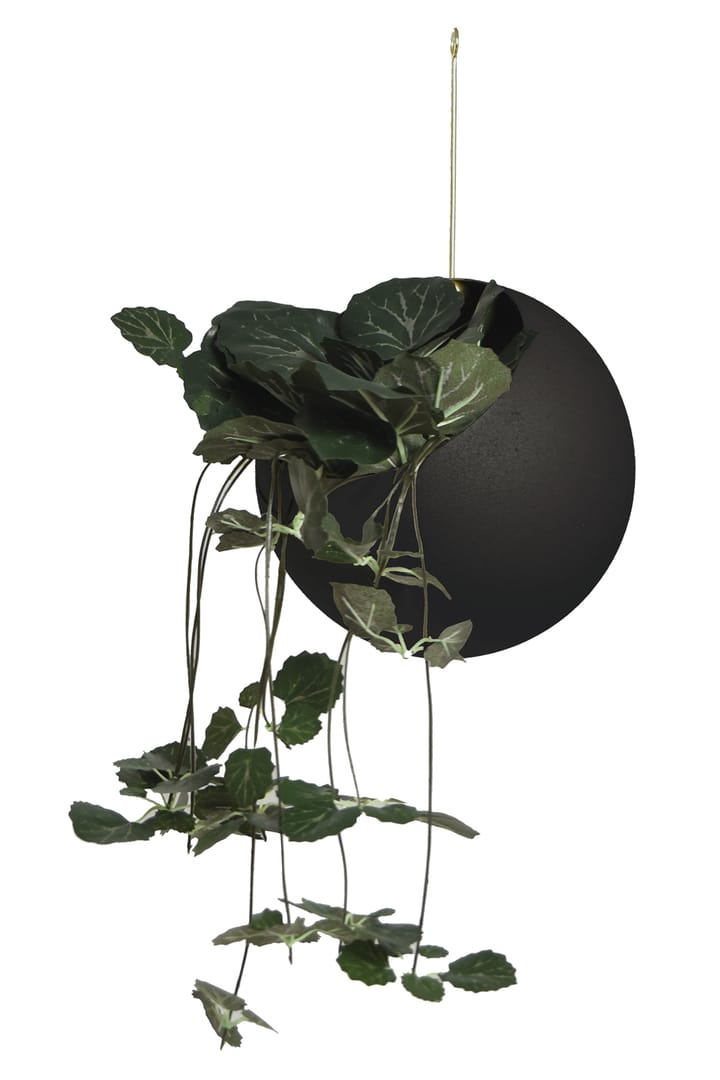 GLOBE hanging pot Ø17 cm h28 cm, Black AYTM