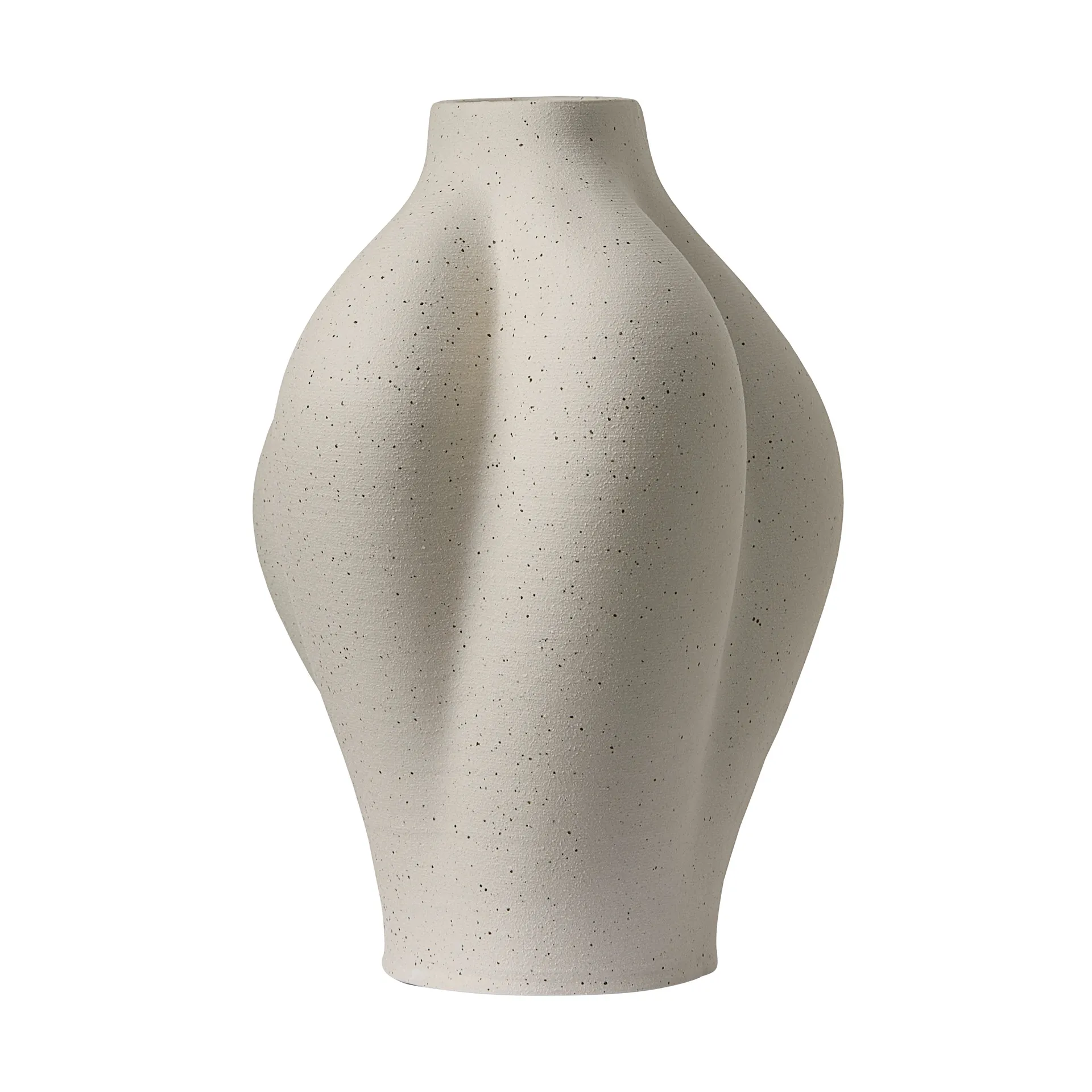 Saltare vase, Cream, Ø15x25 cm AYTM