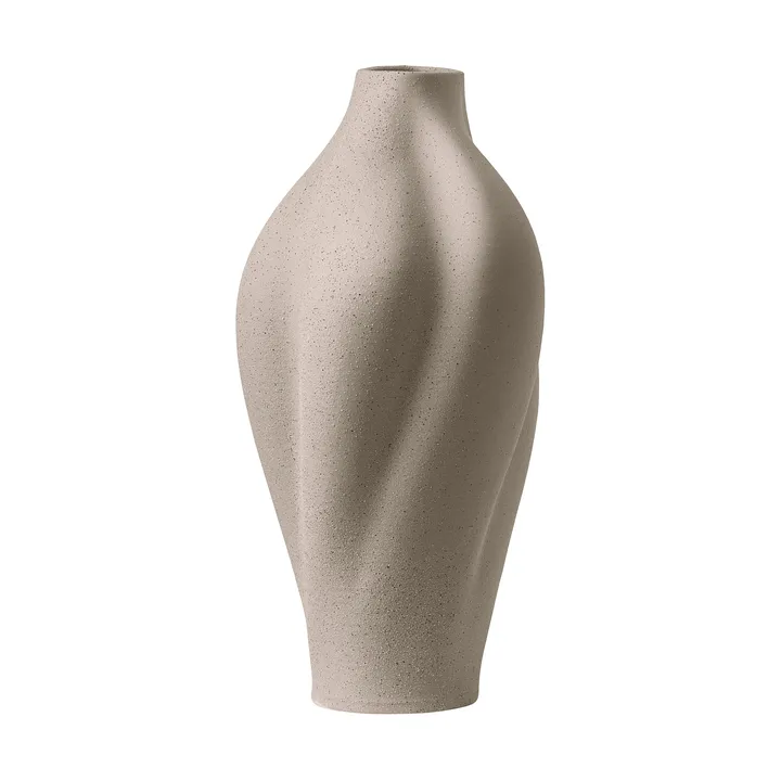 Saltare vase - Taupe, Ø17x35 cm - AYTM