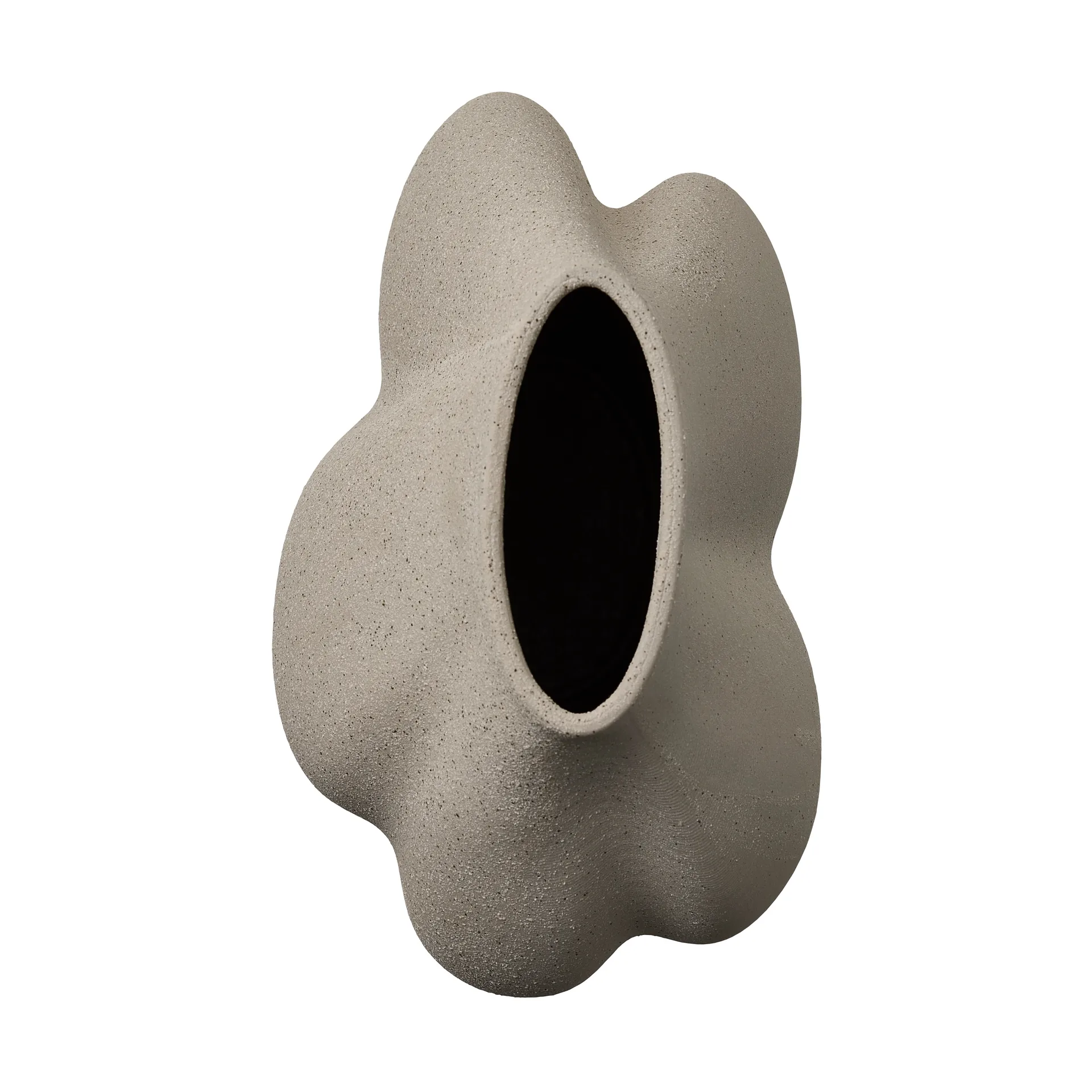 Saltare vase, Taupe, Ø17x35 cm AYTM