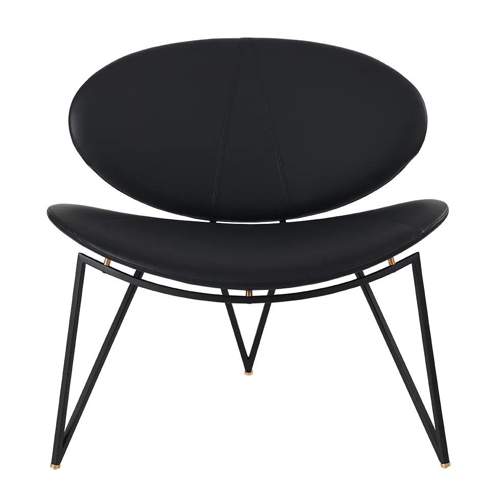 Semper lounge chair, Black-black AYTM