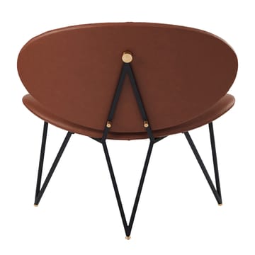 Semper lounge chair - Black-cognac - AYTM