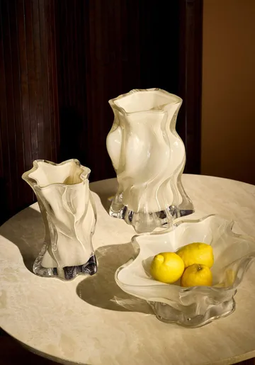 Vena decorative bowl - Dark cream - AYTM