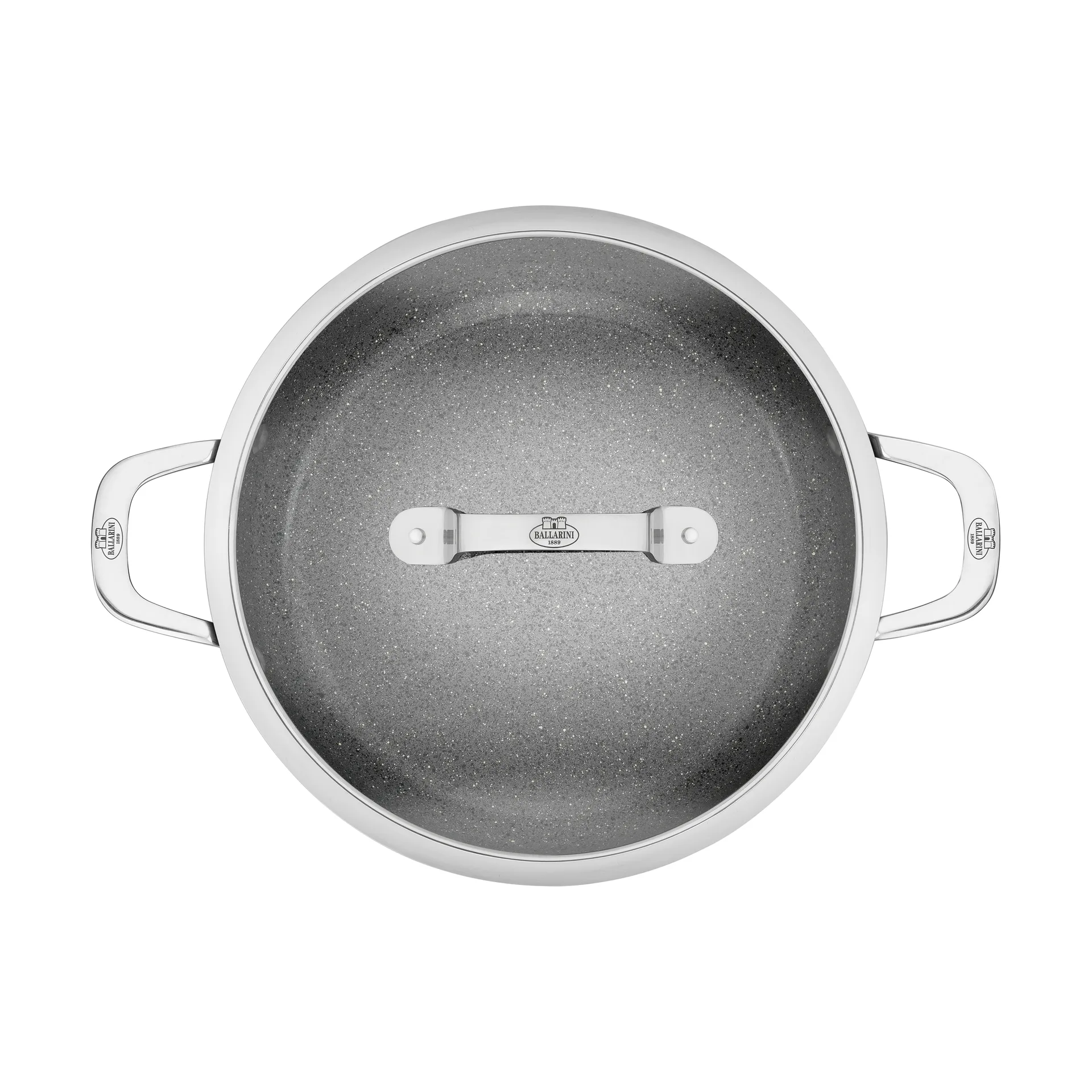 Salina Ceramic Granite serving pan with glass lid, 28 cm Ballarini