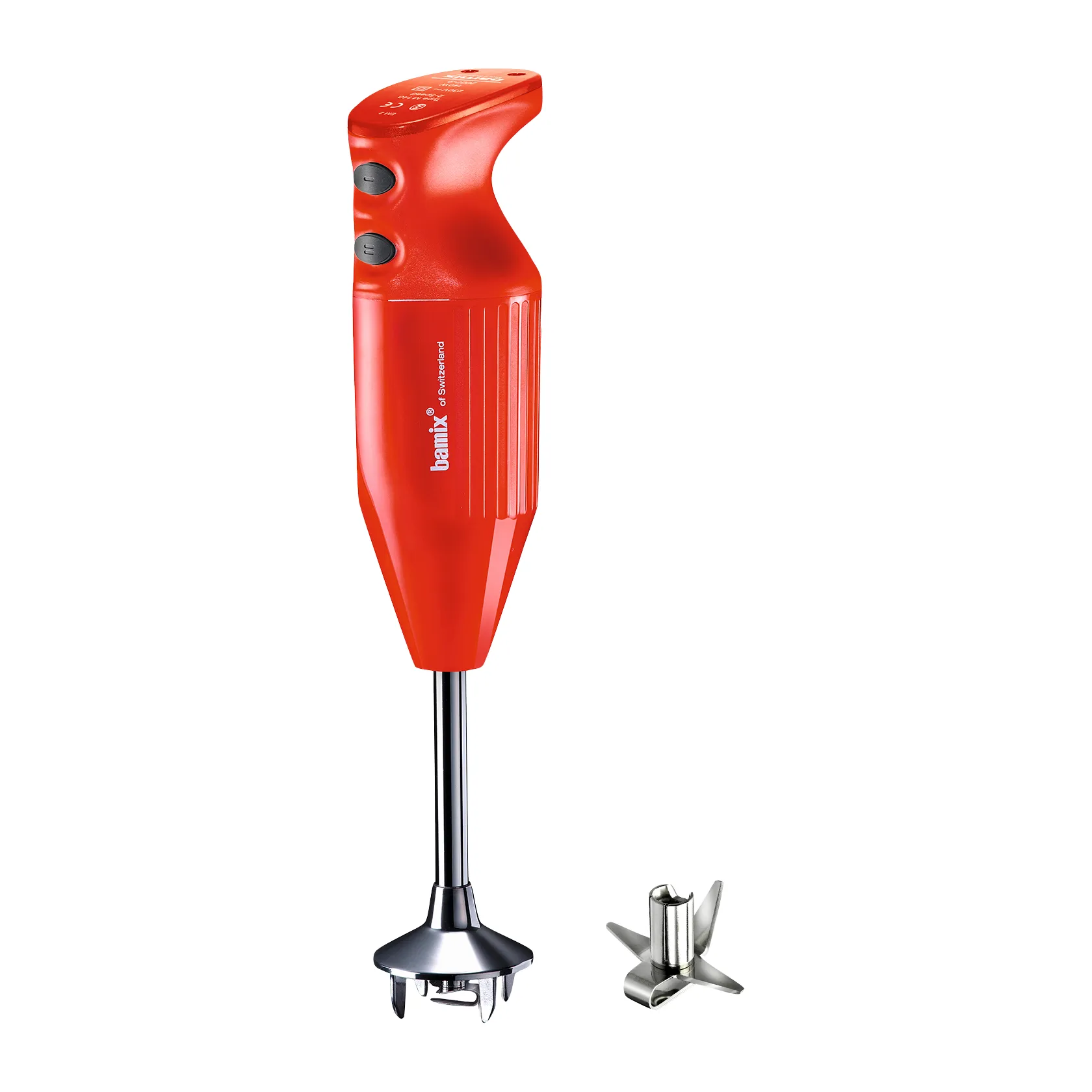 One 160 watt hand blender, Red Bamix