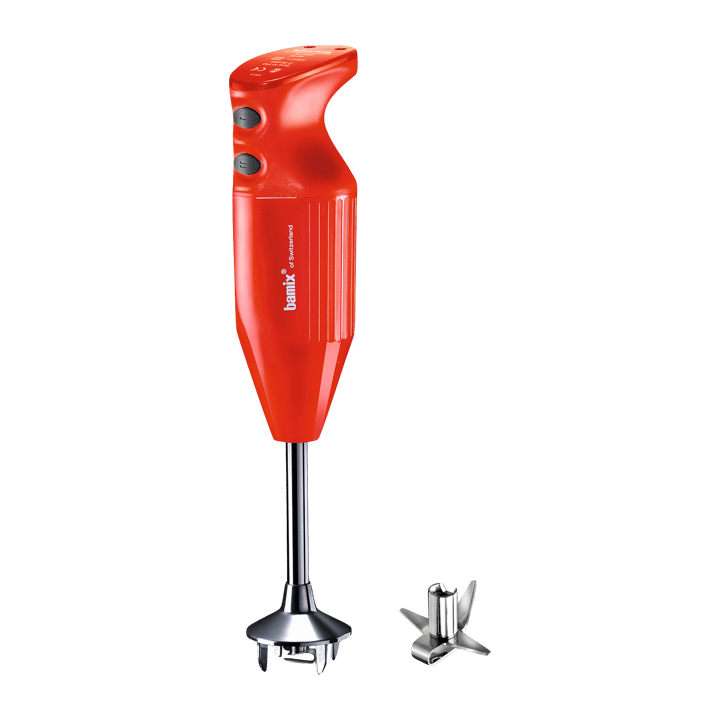 One 160 watt hand blender, Red Bamix