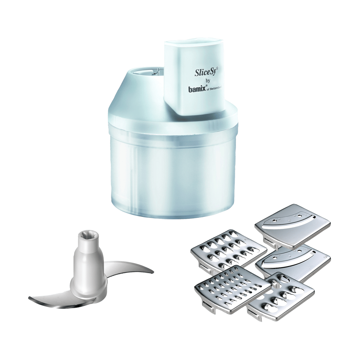 Bamix SliceSy accessories White