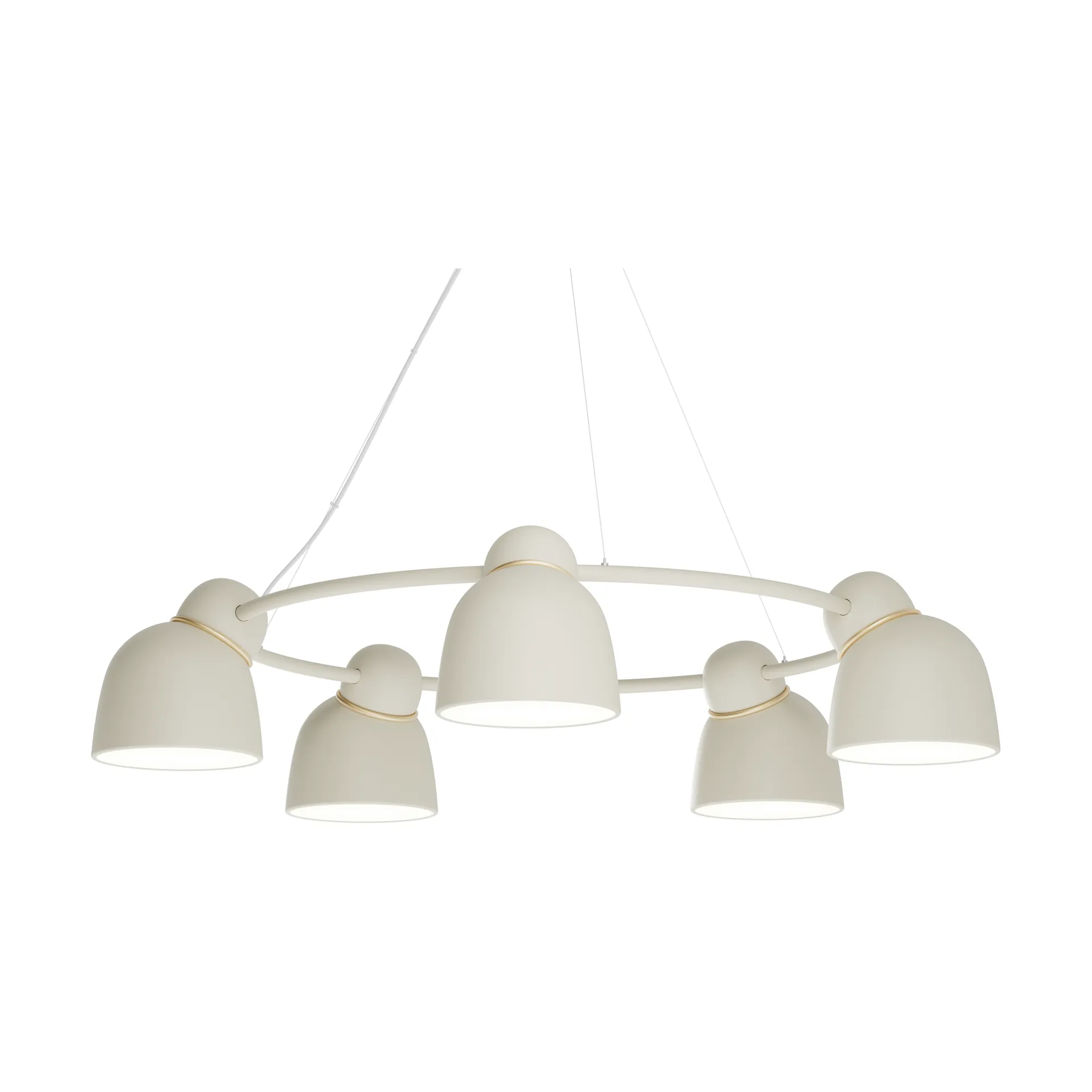 Bird chandelier Ø95.3 cm, Sand-brass Belid