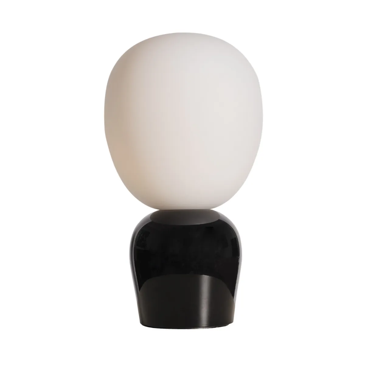 Buddy table lamp opalglass, Glossy black Belid