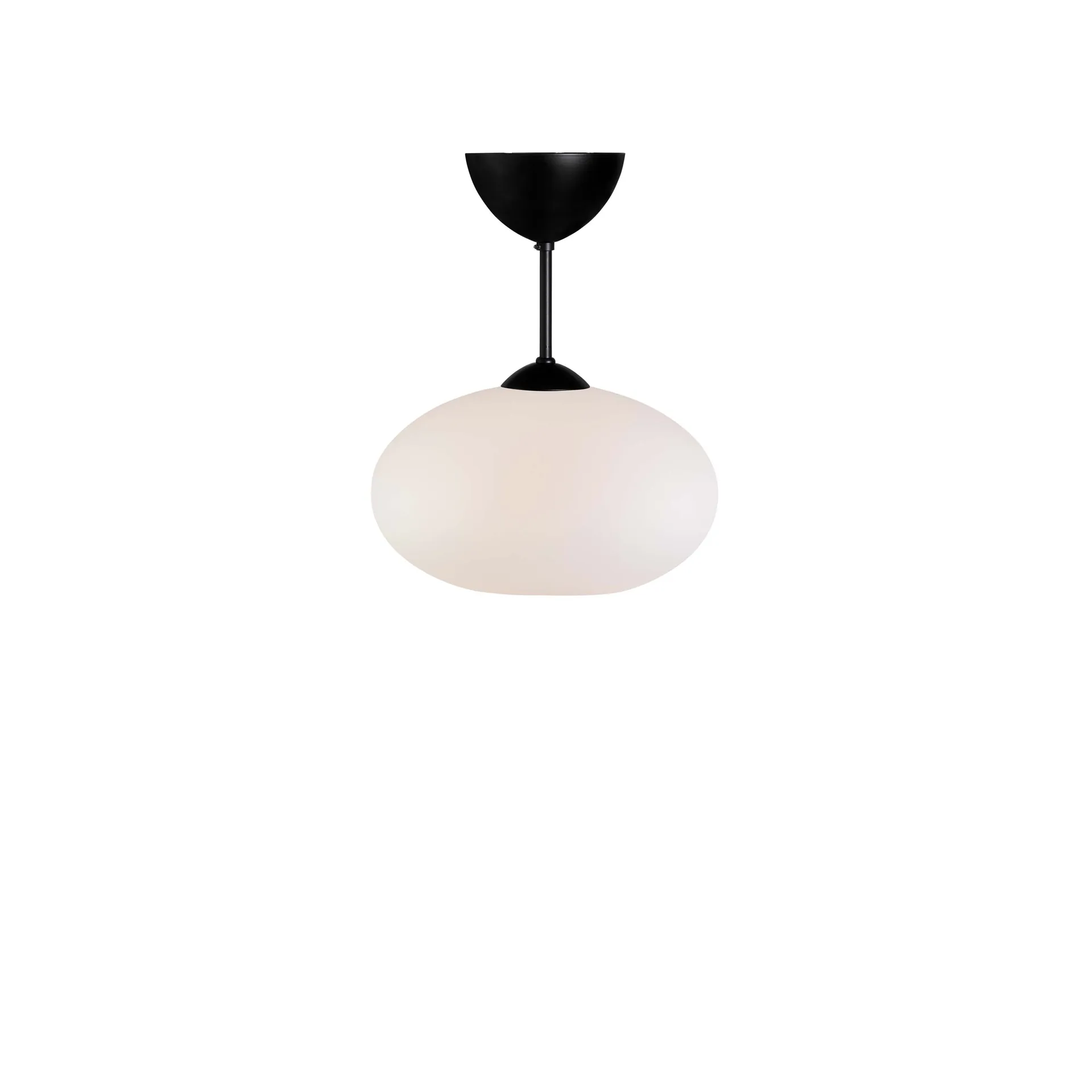 Bullo ceiling lamp, Opal glass Belid