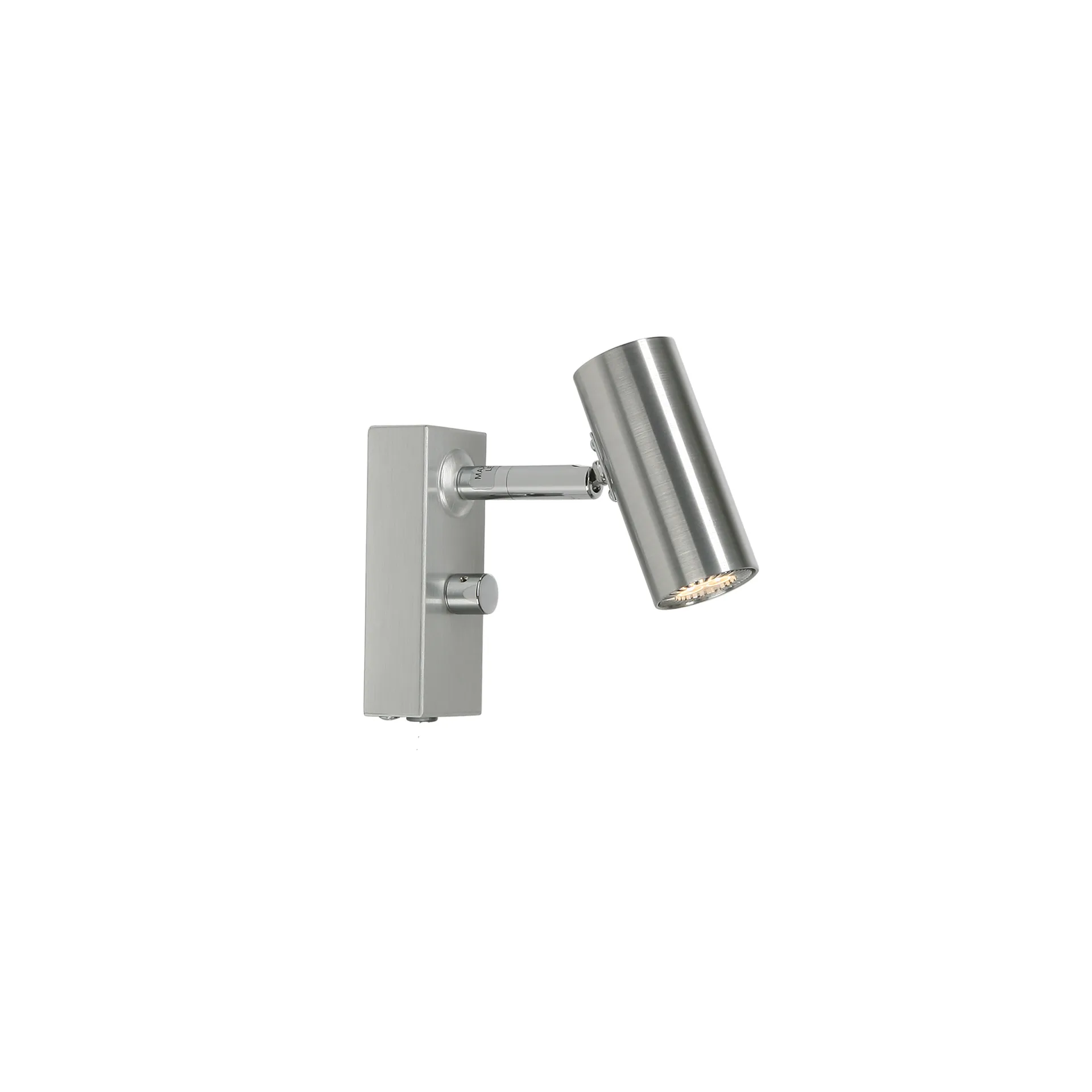 Cato wall lamp, aluminum Belid