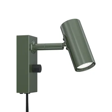 Cato wall lamp - Blank forest green-matte black - Belid