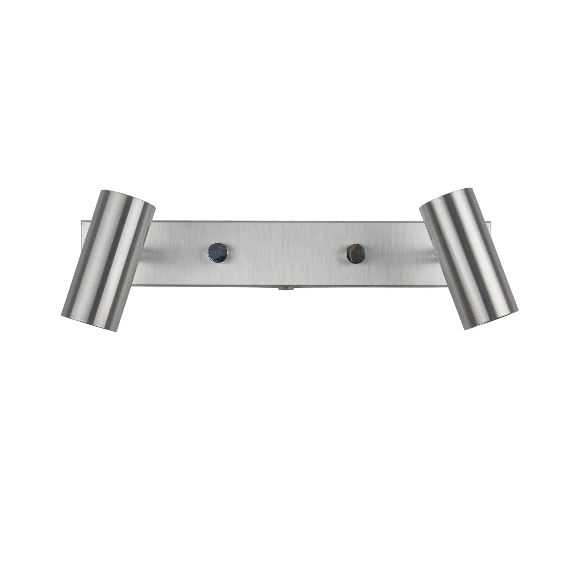 Cato wall lamp double, aluminium Belid