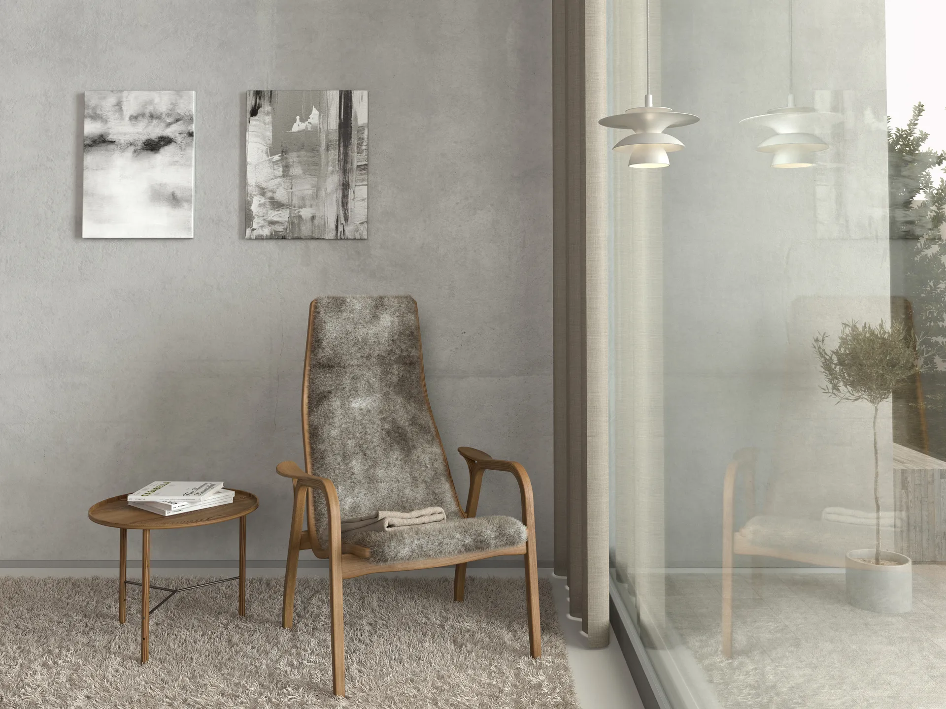 Picasso pendant lamp Ø18 cm, Matte white Belid