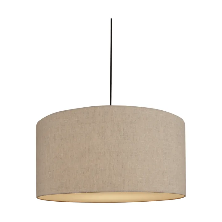 Soft pendant lamp Ø40 cm - Linen natural-metallic bronze, Ø60 cm - Belid