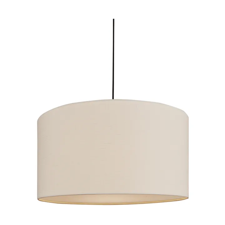 Soft pendant lamp Ø40 cm - Linen white-metallic bronze, Ø60 cm - Belid