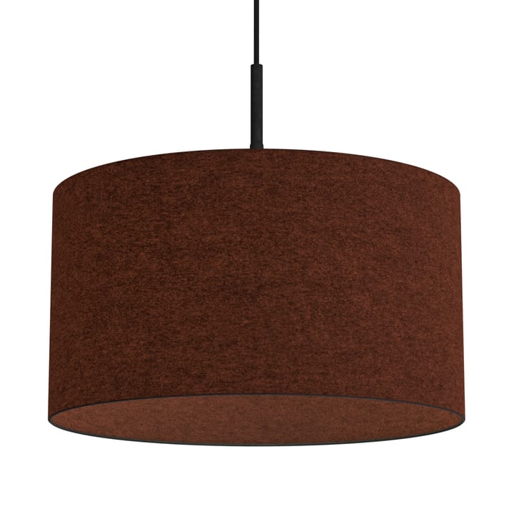 Soft pendant lamp Ø40 cm, Rust red wool Belid