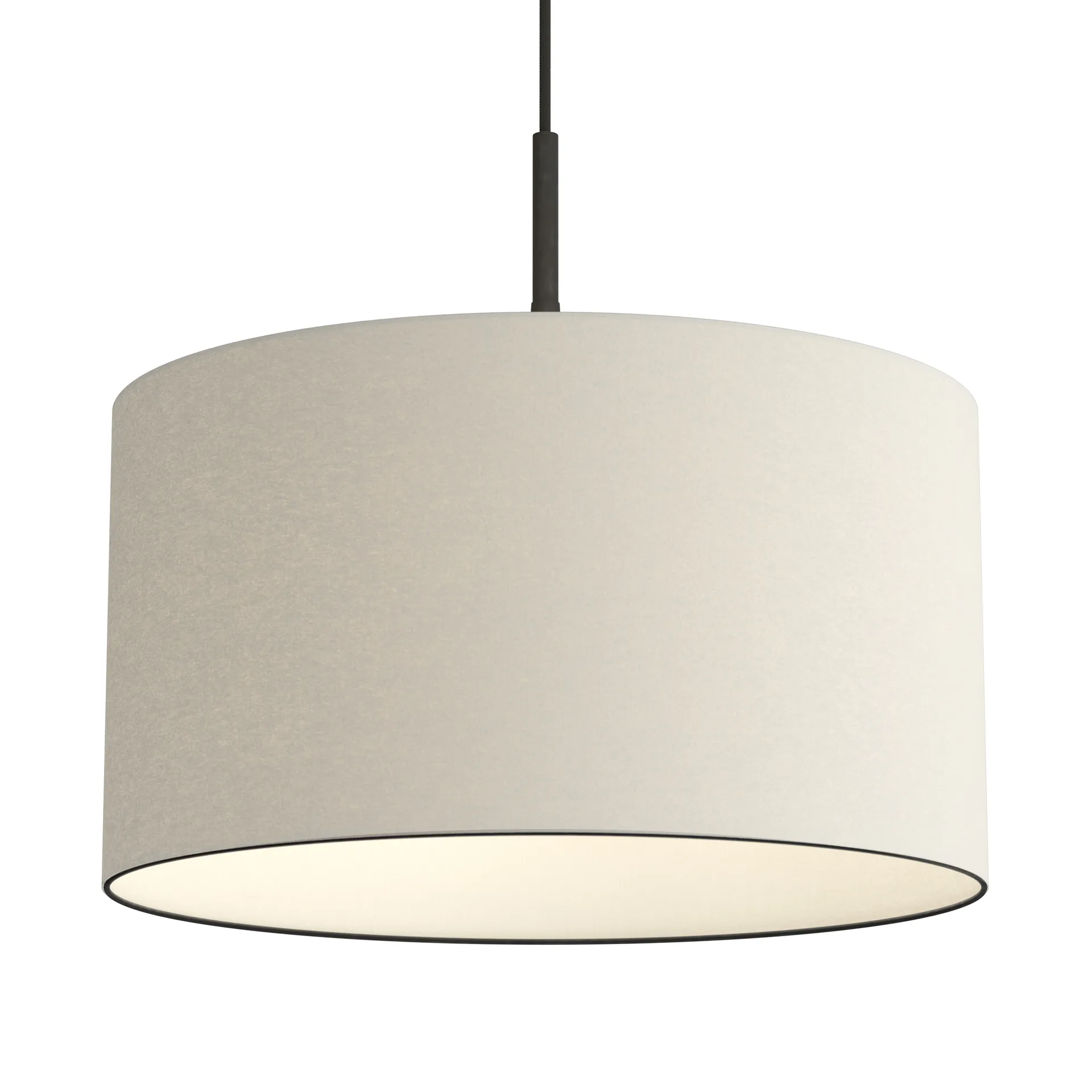 Soft pendant lamp Ø40 cm, White wool Belid