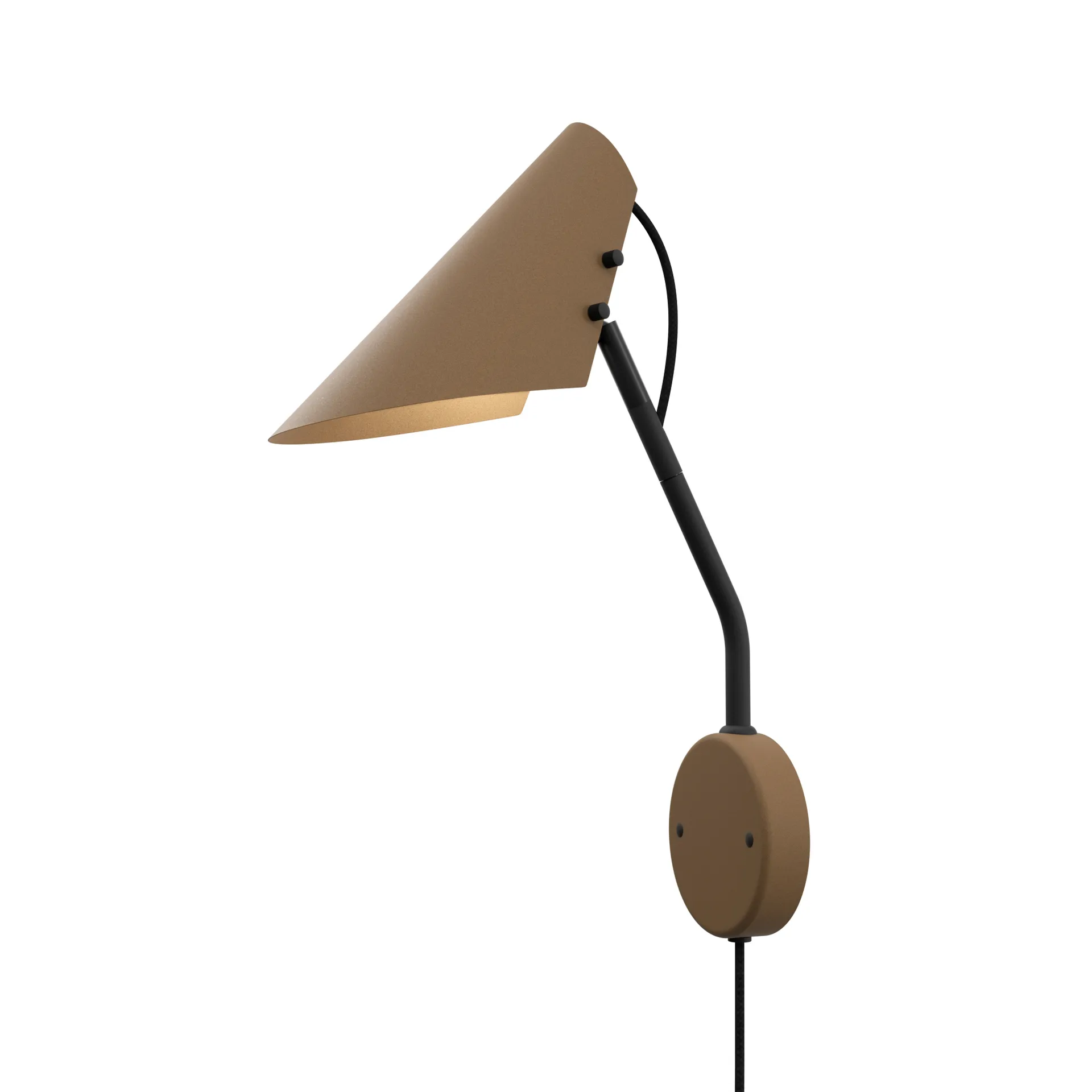 Vincent wall lamp, Sand-black Belid
