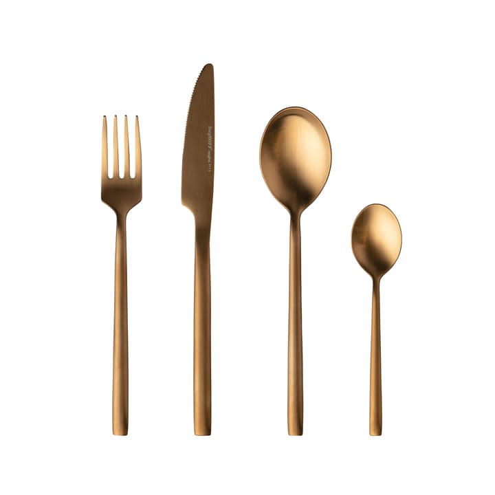 BergHoff Gem cutlery set 4 pieces, Gold-plated BergHoff