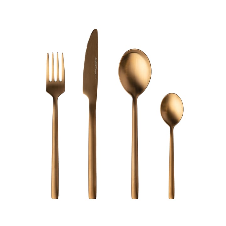 BergHoff Gem cutlery set 4 pieces - Gold-plated - BergHoff