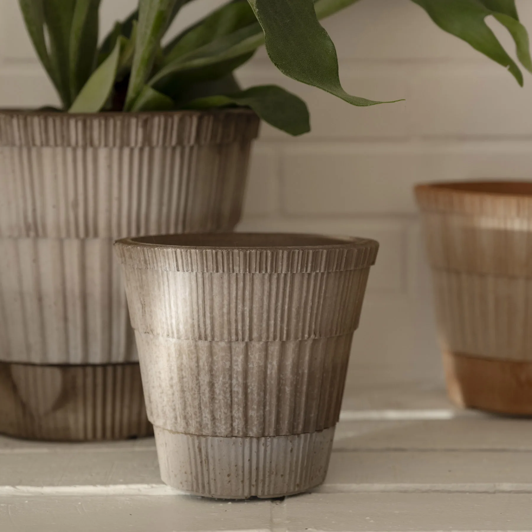 Atlas raw pot, Grey, Ø14 cm Bergs Potter