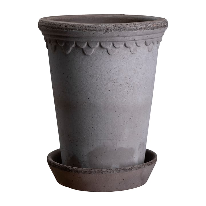 Copenhagen flower pot high Ø14 cm - grey - Bergs Potter