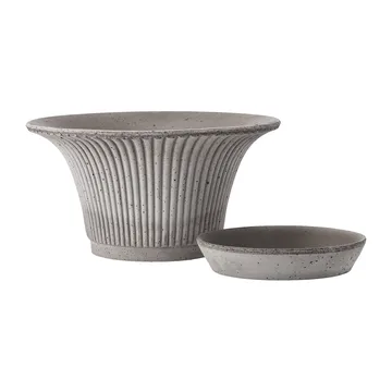 Daisy flower pot Ø25 cm - Grey - Bergs Potter