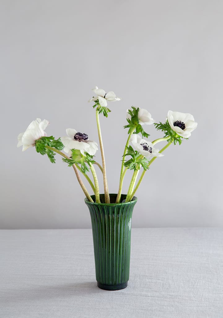 Daisy vase glazed Ø12 cm, green Bergs Potter