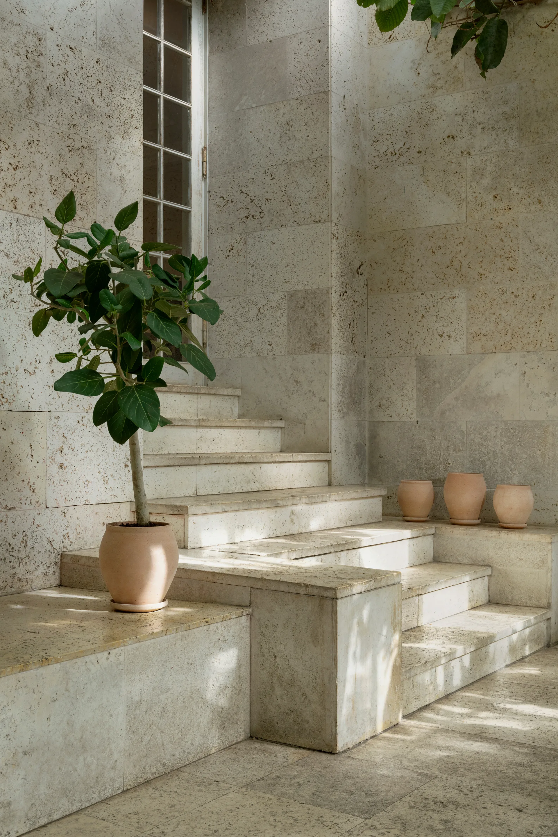 Delphi pot with saucer, 2 pieces, Pink, Ø22 cm, tall Bergs Potter