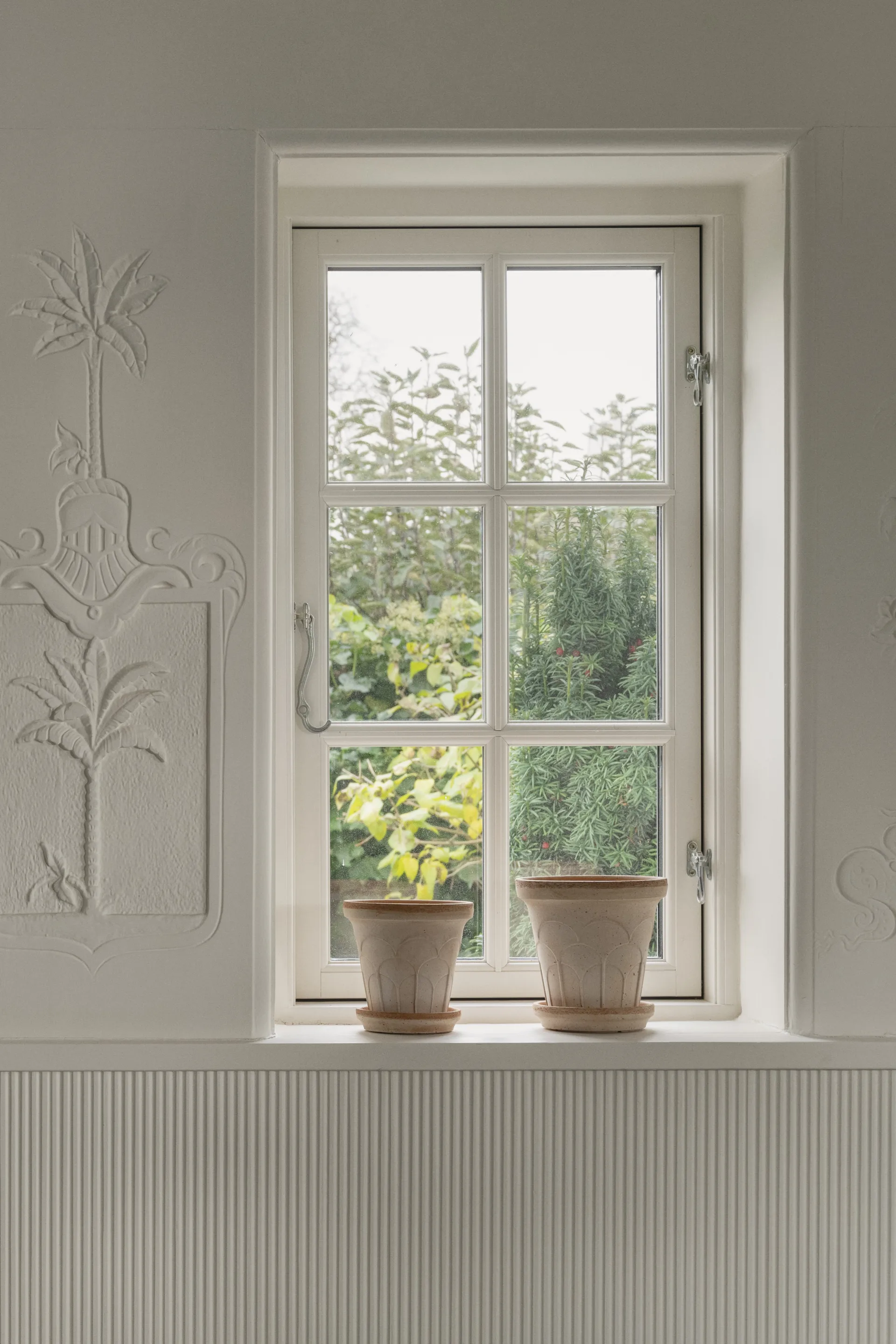 Fleur pot with saucer, 2 pieces, Pink, Ø12 cm Bergs Potter