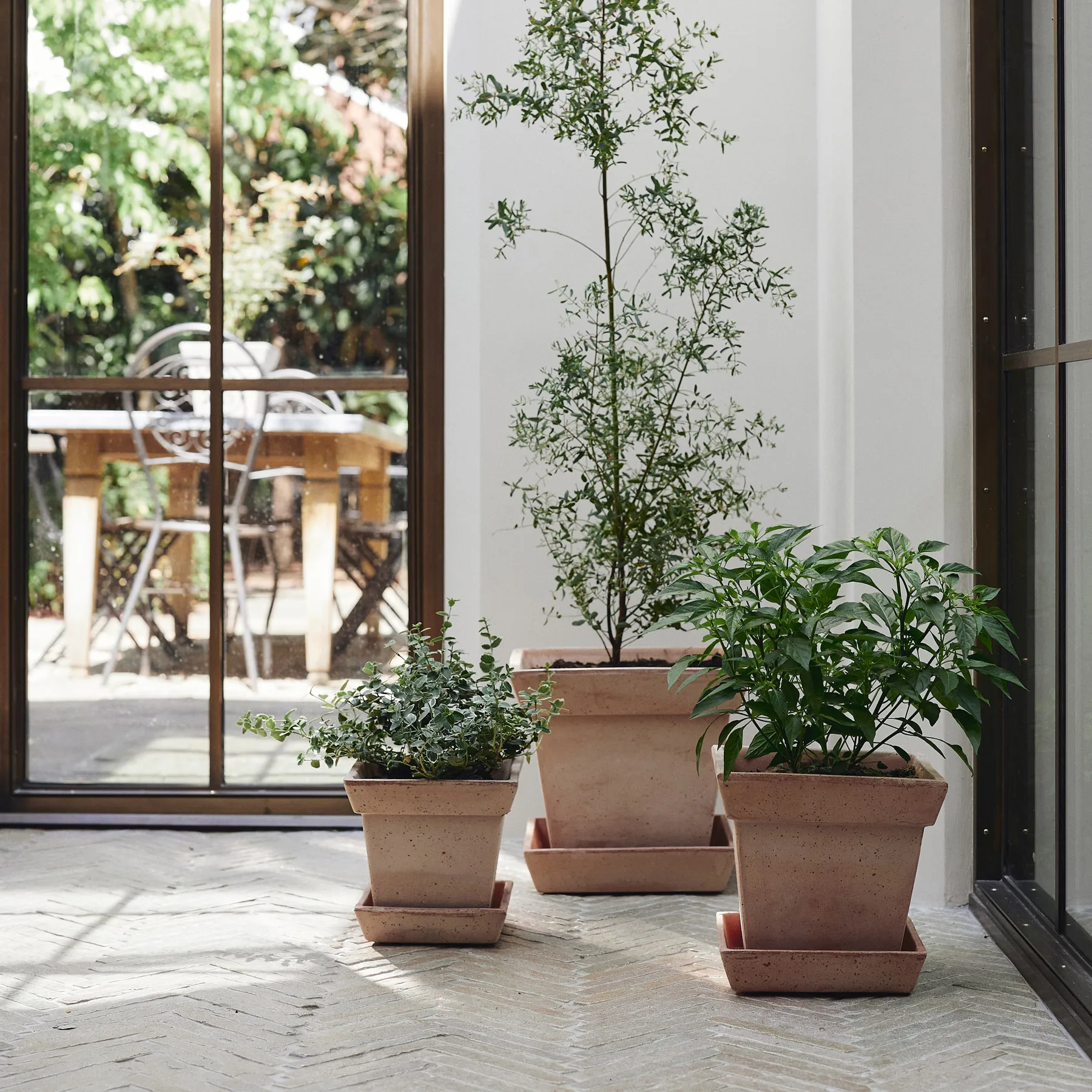 Gaia raw pot, Pink, Ø25 cm Bergs Potter