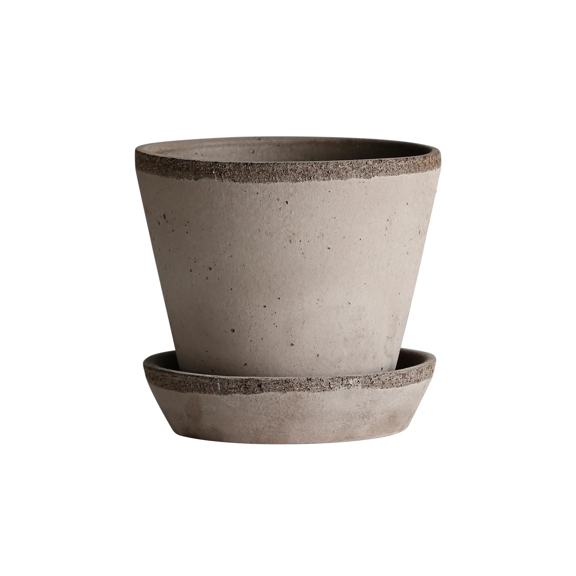 Julie flower pot Ø12 cm, grey Bergs Potter