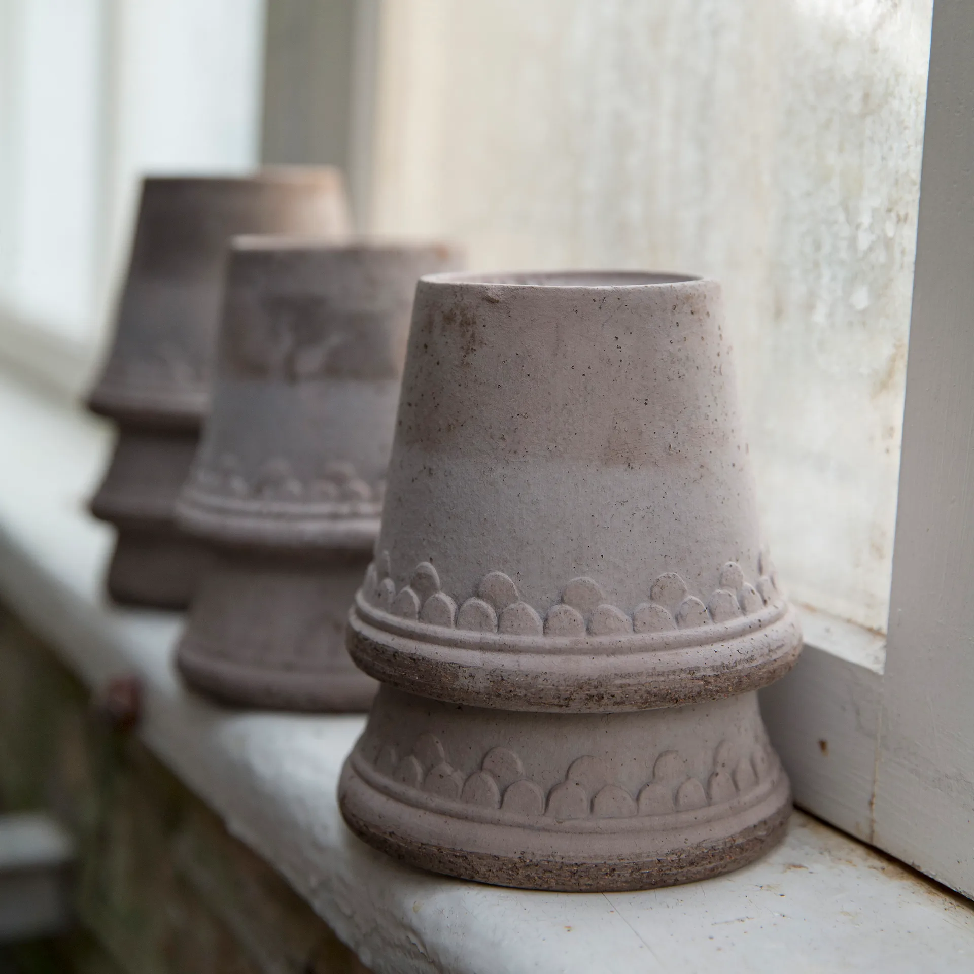 Københavner flower pot Ø10 cm, Grey Bergs Potter