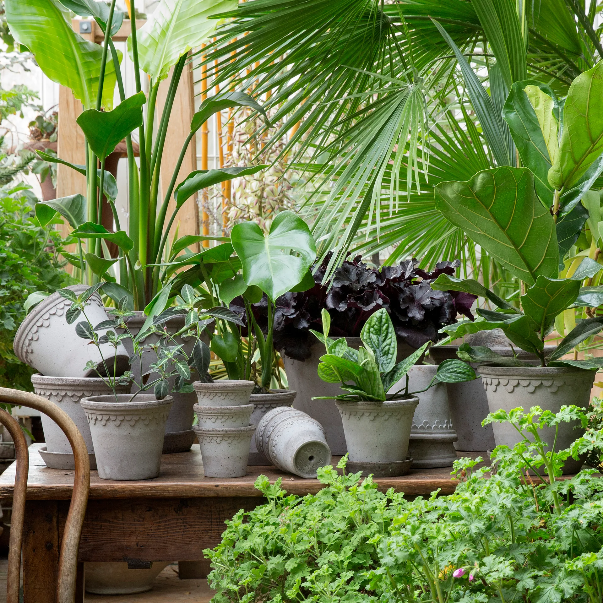 Københavner flower pot Ø25 cm, Grey Bergs Potter