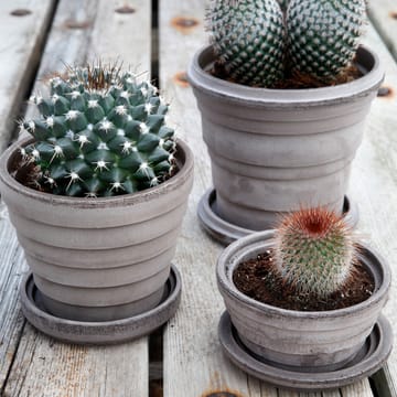 Planet Saturn flower pot Ø16 cm - grey - Bergs Potter