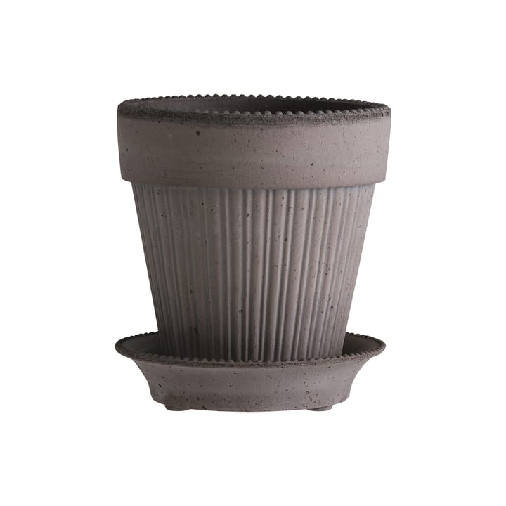 Simona flower pot Ø12 cm, grey Bergs Potter