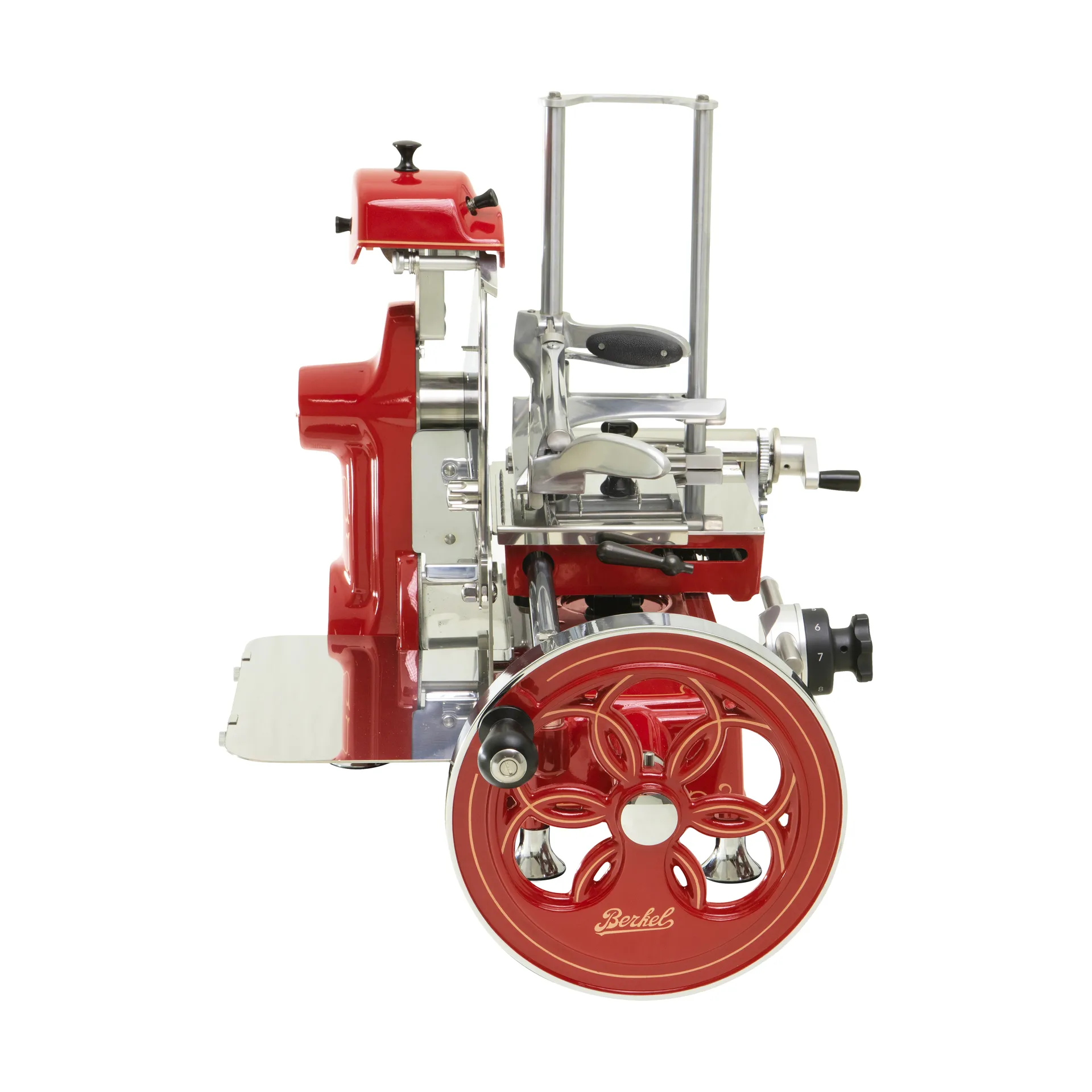 B2 Flywheel slicer manual cutting machine, Red Berkel