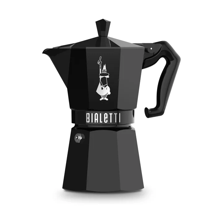 Bialetti exclusive moka pot - Black, 6 cups - Bialetti
