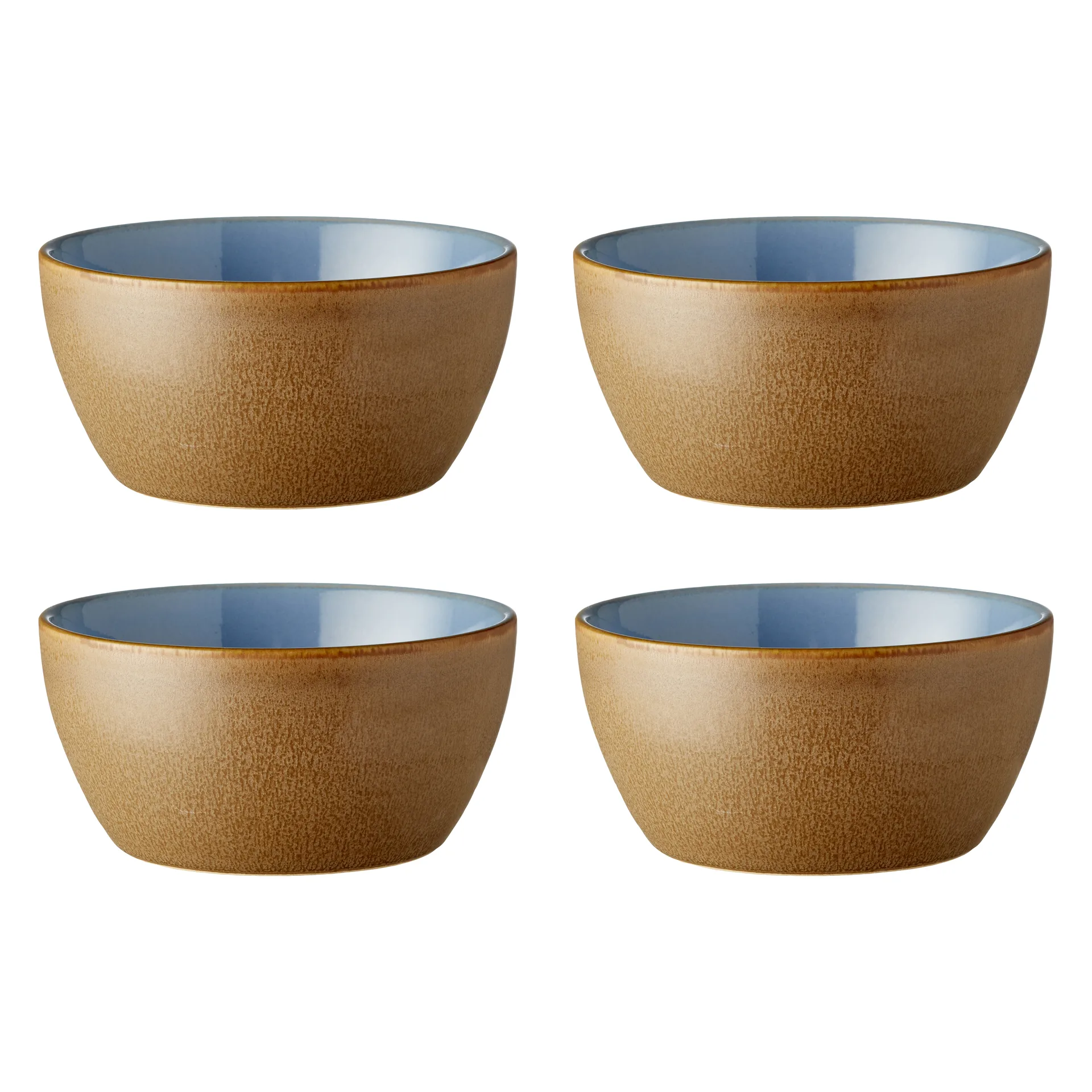 Bitz bowl 4-pack Ø12 cm, Wood-ocean Bitz