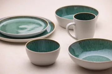 Bitz bowl gastro Ø12 cm - White-green - Bitz