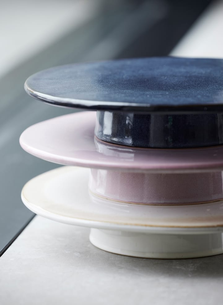 Bitz cake dish on foot Ø30 cm, Dark blue Bitz