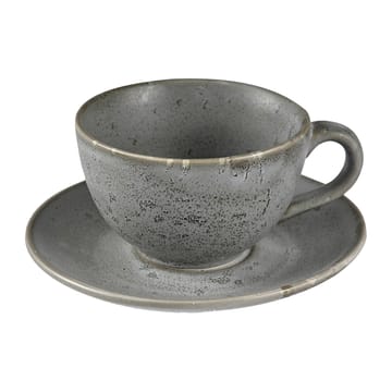 Bitz cup with saucer - Grey - Bitz