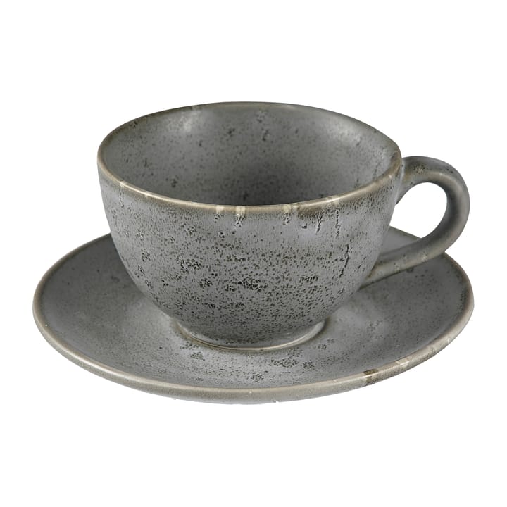 Bitz cup with saucer, Grey Bitz