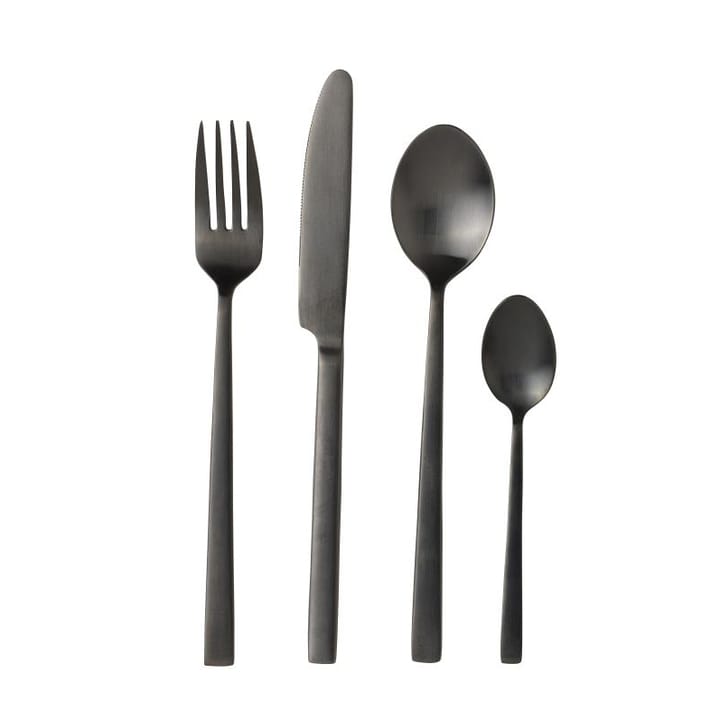 Bitz cutlery 16 pieces, Black Bitz