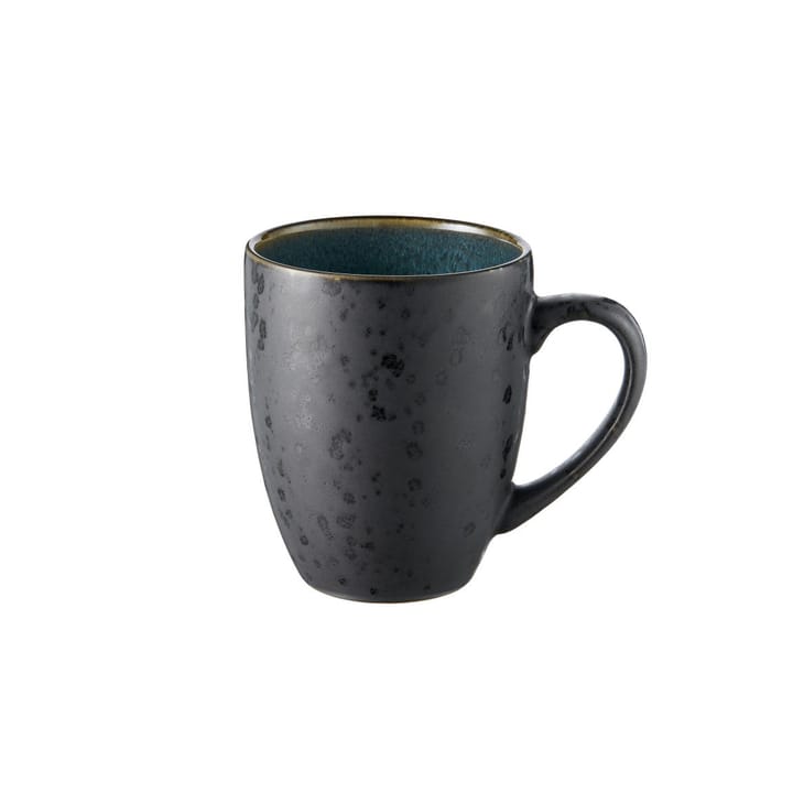 Bitz mug 30 cl black, Black - Green Bitz