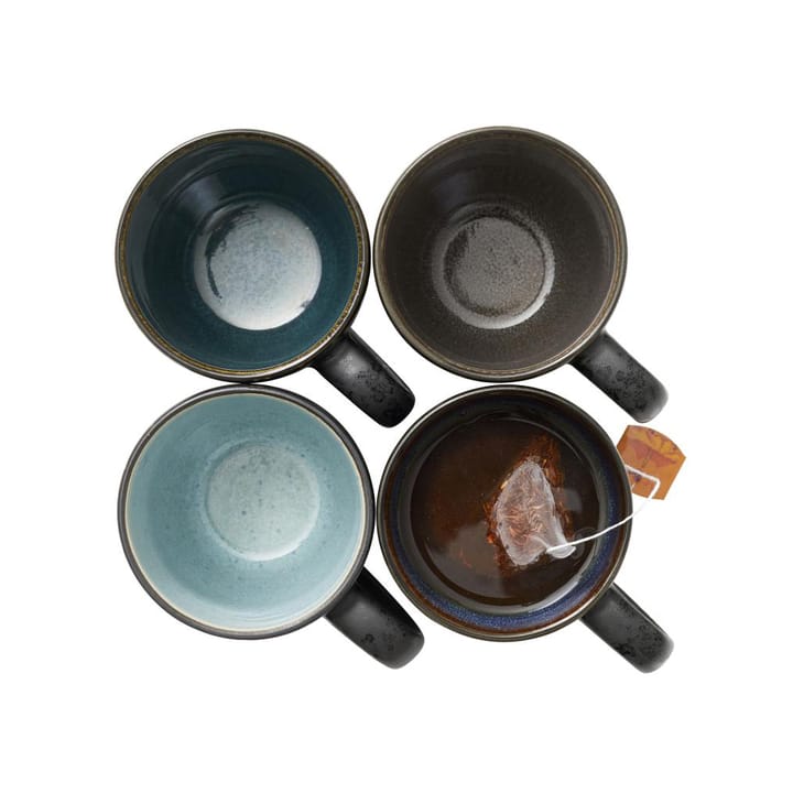 Bitz mug black 4-pack, Set 1 Bitz
