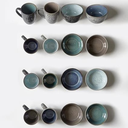 Bitz mug black 4-pack, Set 1 Bitz