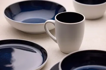 Bitz mug gastro 30 cl - White–dark blue - Bitz