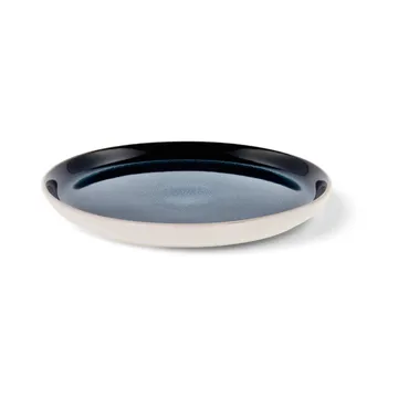 Bitz plate gastro Ø 21 cm - White–dark blue - Bitz